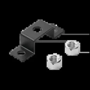 HOFFMAN LCBKB Ceiling Bracket Kit, Black, Steel | CH8MLP