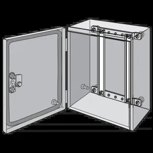 HOFFMAN LDR3P77 Din Rail, Fits 770mm Size, Steel | CH8MMM