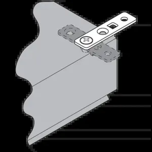 HOFFMAN LMFKSS Mounting Bracket Kit, 316 SSL | CH8MTA