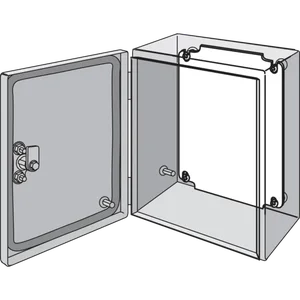 HOFFMAN LP2520G Panel, Fits 250 x 200mm Size, Steel | CH8MUX