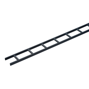 HOFFMAN LSS6BLK Leitergestell, gerade Abschnitte, 6 Zoll breit, Schwarz, Stahl | CH8MYM