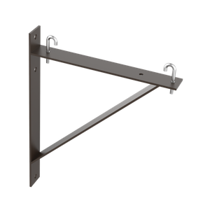 HOFFMAN LTSB12BLK Triangle Support Bracket Kit, Fits 6 and 12 Inch Rack, Black, Steel | CH8MYW