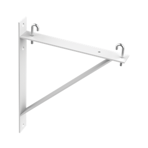 HOFFMAN LTSB181524W Triangle Support Bracket Kit, Fits 15, 18 And 24 Inch Cable Runway, White, Steel | CH8MZB