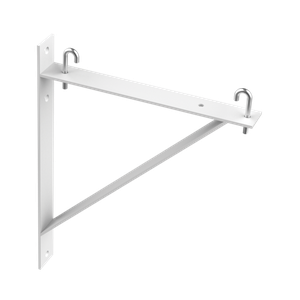 HOFFMAN LTSB12W Dreieck-Stützhalterungssatz, passend für 6- und 12-Zoll-Kabellaufbahnen, weiß, Stahl | CH8MYZ