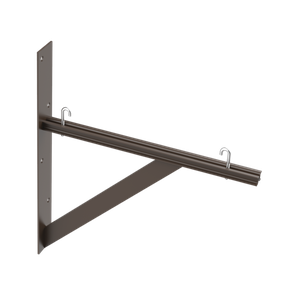 HOFFMAN LTSB18BLK Triangle Support Bracket Kit, Fits 12 And 18 Inch Cable Runway, Black, Steel | CH8MZC