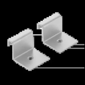 HOFFMAN LVWW Vertical Wall Bracket, White, Steel | CH8MZK