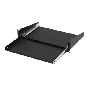HOFFMAN P19KBSM Pull-Out Shelf For Mini Keyboard, Black, Steel, 2 Units | CH8NNP