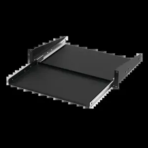 HOFFMAN P19KBSM Pull-Out Shelf For Mini Keyboard, Black, Steel, 2 Units | CH8NNP