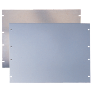 HOFFMAN P19RP5UP Rack-Panel, 19 Zoll Größe, Grau, Stahl, 5 Stück | CH8NPJ