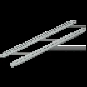 HOFFMAN P2AWMR4 Wire Management Rail, Fits 400mm Frame Depth | CH8NYP