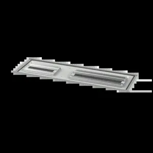 HOFFMAN P2BGP124G Gland Plate, Fits 1200 x 400mm Size, Galvanized | CH8PBU