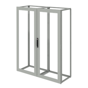HOFFMAN P2DWOG2018 Window Overlapping Double Door, Fits 2000 x 1800mm Size, Aluminium, Glass | CH8QDB