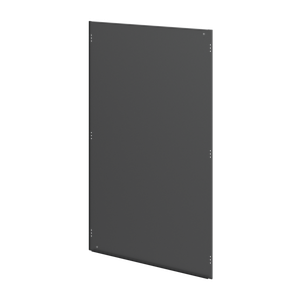 HOFFMAN PB2012B Side Barrier Panel, 76.34 x 45.4 x 1 Inch Size, Black, Steel | CH8UGK