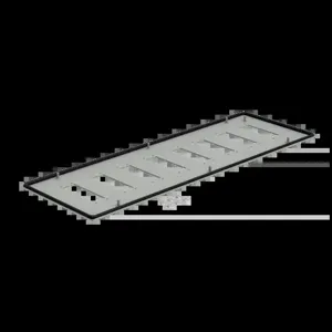 HOFFMAN PCECGP5 Closure Plate, Solid, Fits 500mm Width | CH8UKD