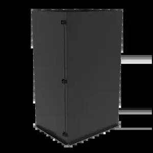 HOFFMAN PCM1 Containment System Chimney, 18 x 21.01 x 16.69 Inch Size, Black, Steel | CH8UKP