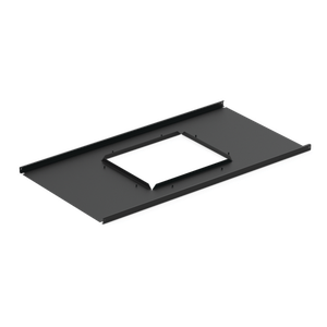HOFFMAN PCPC69 Kamin-Deckenpaneel, passend für 600 x 900 mm Gehäuse, schwarz, Stahl | CH8ULA