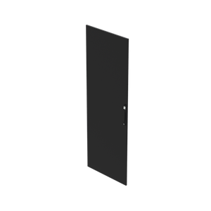 HOFFMAN PDS207B Server Cabinet Door, 2000 x 700mm Size, Black, Steel, Solid | CH8UTF