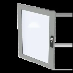 HOFFMAN PDWG86 Door With Glass Window, Fits 600mm Size, Aluminium | CH8UXN