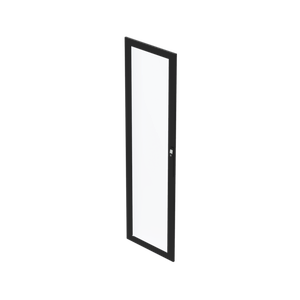 HOFFMAN PDWG206B Serverschrank mit Fenstertür, 2000 x 600 mm Größe, Schwarz, Stahl | CH8UWX