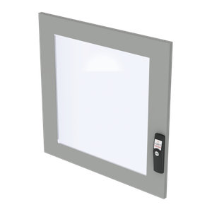 HOFFMAN PDWTL96PC Fenstertür für obere Vorderseite, 21-Zoll-Monitor, passend für 1800 x 600 mm Größe, lackiert | CH8UXZ