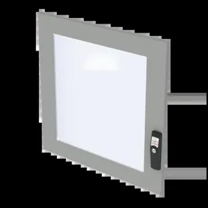 HOFFMAN PDWTL86PC Window Door For Upper Front, 21 Inch Monitor, Fits 1600 x 600mm Size, Painted | CH8UXY