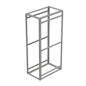HOFFMAN PFD20610G Server Cabinet Frame, 2000 x 600 x 1000mm Size, Gray, Steel | CH8VDU