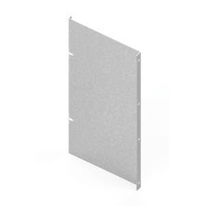 HOFFMAN PPSM64G Seitenmontageplatte, 600 x 400 mm Größe, leitfähig, Stahl | CH8TJJ