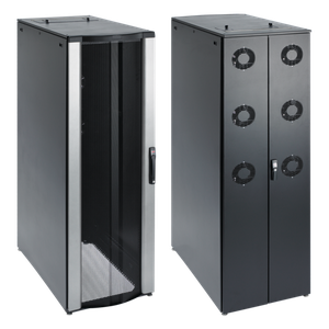 HOFFMAN PSCHCA20612B Server Cabinet, 2000 x 600 x 1200mm Size, Black, Steel, With Sides | CH8TRV