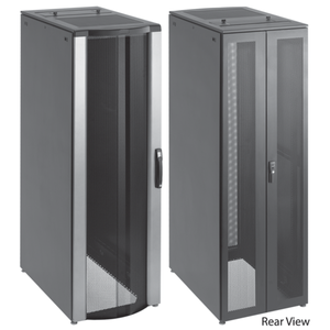 HOFFMAN PSCPC21612B Serverschrank, 2100 x 600 x 1200 mm Größe, Schwarz, Stahl, mit Seiten | CH8TTL