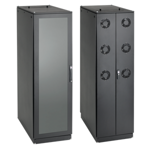 HOFFMAN PSFD20611BNS Server Cabinet, 2000 x 600 x 1100mm Size, Black, Steel | CH8TUR