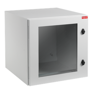 HOFFMAN PTRW482412G2 Wallmount Cabinet, Window Door, 48.54 x 23.62 x 23.62 Inch Size | CH8WDC