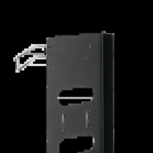 HOFFMAN PVCM1 Vertical Cable Manager, Black, Steel | CH8WDL