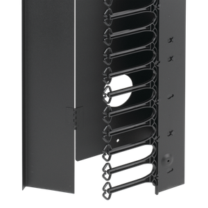 HOFFMAN PVF128 Vertical Cable Manager, 1200 x 800mm Size, Black, Steel | CH8WEF