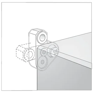 HOFFMAN QDMFK Mounting Bracket Kit, Light Gray | CH8WVF