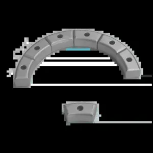 HOFFMAN S1MRL Rotation Limiter, 3.27 x 2.20 x 2.24 Inch Size, Aluminium | CH8XDW