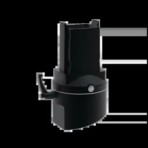 HOFFMAN S2MACF Angle Coupling, Tilted Forward, 8.15 x 4.33 x 4.33 Inch Size, Black, Aluminium | CH8XEZ