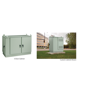 HOFFMAN T504030PM3 DSL Cabinet, Pad Mounted, 48.50 x 43.54 x 30 Inch Size, Light Gray, Aluminium | CH8XPX
