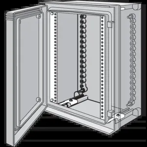 HOFFMAN UURA7560 Rack Angle, Fits 775mm Size, Steel | CH8XYF