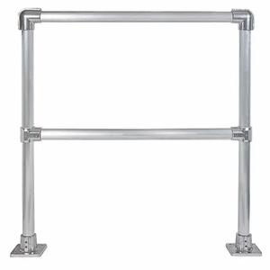 HOLLAENDER 50220 Handrail Section 4 Feet Aluminium Mil | AC8CYR 39K859