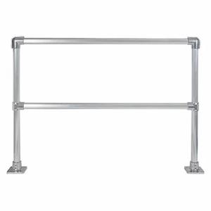 HOLLAENDER 50230 Handrail Section 6 Feet Aluminium Mil | AC8CYT 39K860