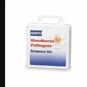 HONEYWELL 019740-0027L Bloodborne Pathogen Kit, Plastic Case | CJ2DQN 1N734