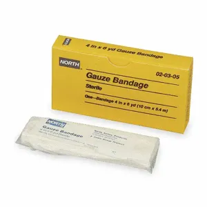 HONEYWELL 020305 Gauze Wrap, Sterile, White, Latex-Free, Unitized, 4 Inch Width, 6 yd. Length | CJ2HCX 4AJ25