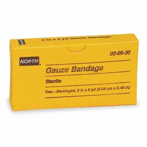 HONEYWELL 020630 Gauze Bandage, Sterile, White, Unitized, 2 Inch Width, 6 yd. Length, 2Pk | CJ2HCF 1UZZ7