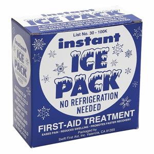 HONEYWELL 045037 Instant Cold Pack, Disposable, White, Waterproof, 5 Inch Length, 9 Inch Width, 24Pk | CJ2QAH 1PCH4