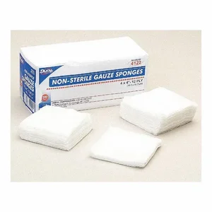 HONEYWELL 074144 Gauze Sponge, Non-Sterile, White, Bulk, 4 Inch Width, 4 Inch Length, 200Pk | CJ2HCU 3EWE9