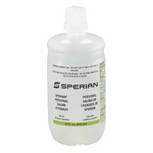 HONEYWELL 203-32-000454-0000 Single Use Eyewash Bottle, 12 No. Of Bottles Included, 16 Oz Size | CR4CJR 43PD27