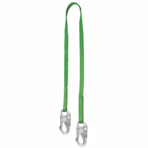 HONEYWELL 213TWLS-Z7/6FTGN Positioning Lanyard, Steel Snap Hook, Steel Snap Hook, 6 Ft Length, 310 Lb Capacity | CU4TKM 19Z715