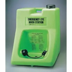 HONEYWELL 32-000200-0000 Eye Wash Station, Green, 26 x 19 1/2 x 19 1/2 Inch Size, Wall or Cart Mounting | AM8HYT 3PVP7