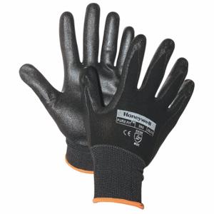 HONEYWELL 393-M Coated Gloves, M, Sandy, Nitrile, 3/4, 1 PR | CR4CEK 46T373