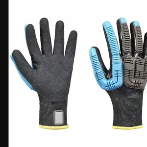 HONEYWELL 44-4438BL/9L Knit Gloves, L, Pa Lumens, Double Dipped, Nitrile, HPPE, 1 Pair | CJ2QRP 56KF84